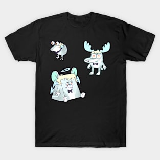 funnie jeff stickers T-Shirt